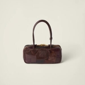 Beau leather patchwork bag