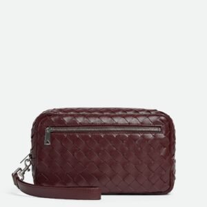 Intrecciato Pouch With Wristlet