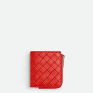 Intrecciato Stamp Bi-Fold Wallet