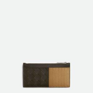 Intrecciato Long Zippered Card Case