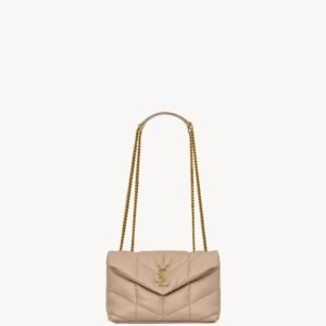 TOY PUFFER IN LAMBSKIN
DARK BEIGE