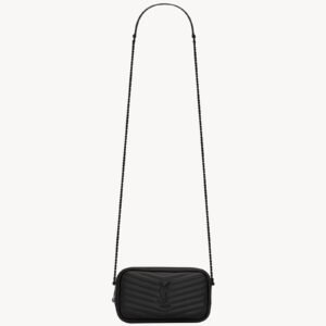 MINI LOU IN QUILTED LEATHER
BLACK