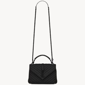 COLLEGE MEDIUM IN QUILTED LEATHER
BLACK