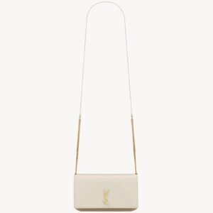 CASSANDRE PHONE HOLDER IN SMOOTH LEATHER
BLANC VINTAGE