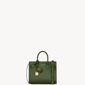 SAC DE JOUR IN SMOOTH LEATHER – NANO
OLIVE WOOD