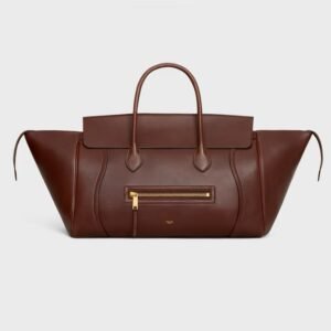 LARGE NEW LUGGAGE IN SUPPLE SHINY LAMBSKIN