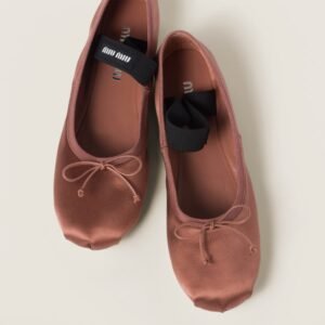 Satin ballerinas
