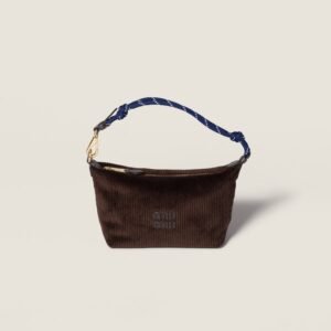 Corduroy pouch