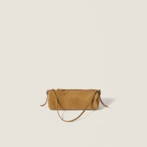 Suede pouch