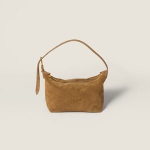 Suede pouch