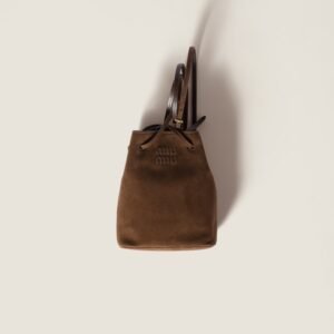 Suede pouch