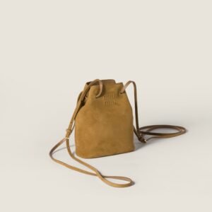 Suede pouch