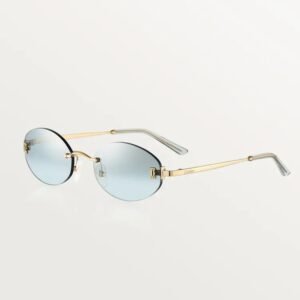 Sunglasses with Elongated C de Cartier motif