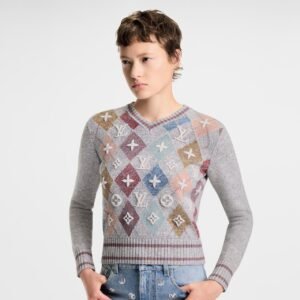 3D Signature Argyle Pullover