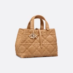 Medium Dior Toujours Bag
Light Gold-Tone Macrocannage Calfskin