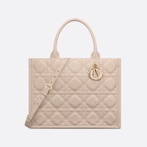 Medium Dior Book Tote
Powder Beige Macrocannage Calfskin