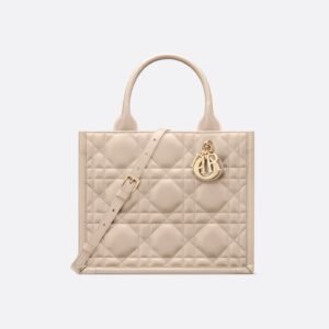 Small Dior Book Tote
Powder Beige Macrocannage Calfskin