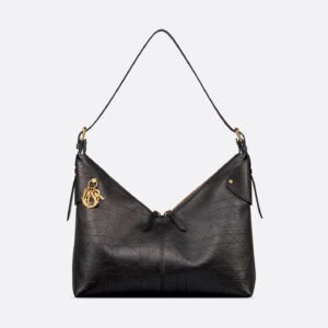 Large Dior Voyage Bag
Black Flat Macrocannage Crinkled Calfskin