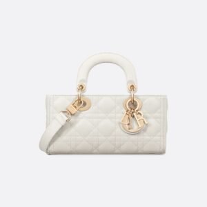 Small Lady D-Joy Bag
Latte Cannage Lambskin