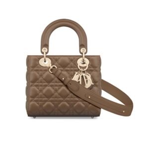 Small Lady Dior My ABCDior Bag
Tobacco Brown Cannage Lambskin