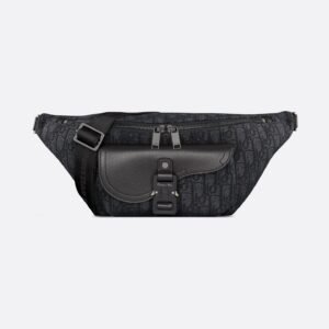 Saddle Belt Bag
Black Dior Oblique Jacquard and Black Grained Calfskin