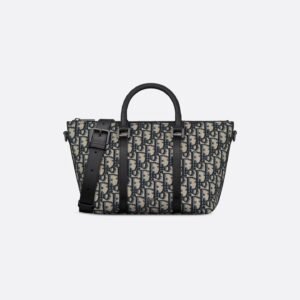 Weekender 25
Beige and Black Dior Oblique Jacquard with Black Grained Calfskin