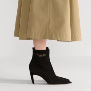 My Dior Heeled Ankle Boot
Black Suede Goatskin