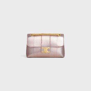 TEEN CELINE VICTOIRE BAG IN PEARLY PYTHON