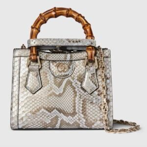 Gucci Diana python small tote bag
Variation grey