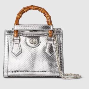 Gucci Diana python small tote bag Variation
silver-toned