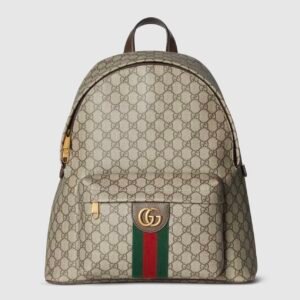 Ophidia medium backpack Variation
beige and dark brown fabric