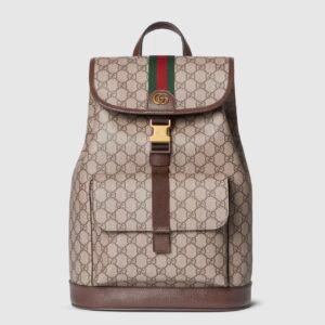 Ophidia small backpack
Variation
beige and dark brown fabric