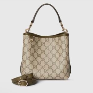 GG Emblem small bucket bag
Variation
beige and brown GG fabric