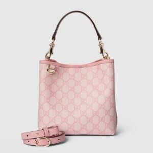 GG Emblem small bucket bag
Variation
light pink coated fabric