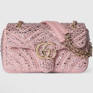 GG Marmont crystals small shoulder bag
Variation
light pink nubuck leather