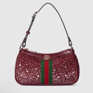 Ophidia crystals small shoulder bag
Variation
Rosso Ancora red GG canvas