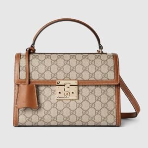 Padlock medium top handle bag
Variation
beige and brown GG fabric