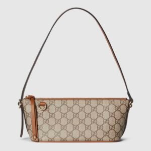 GG Emblem small shoulder bag
Variation
beige and dark brown fabric