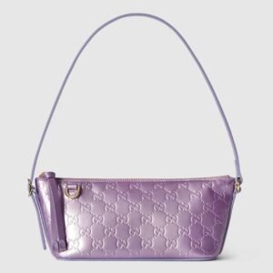 GG Emblem small shoulder bag
Variation
lilac GG leather