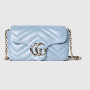 GG Marmont mini shoulder bag
Variation
light blue leather