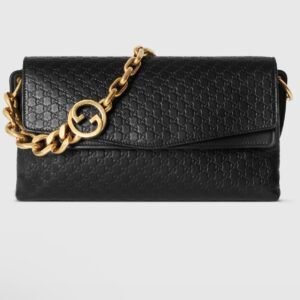 Medium shoulder bag with chain
Variation
black GG leather
