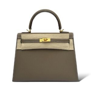Hermes Kelly 25 Etoupe Epsom GHW