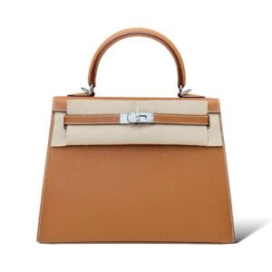 Hermes Kelly 25 Gold Epsom PHW