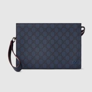 Bordeaux trim small pouch
Variation
dark blue GG Supreme
