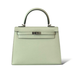 Hermes Kelly 25 Vert Fizz PHW