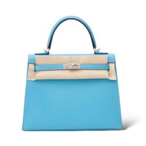 Hermes Kelly 25 Bleu Du Nord PHW