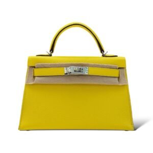Hermes Kelly Mini Jaune Citron Epsom PHW