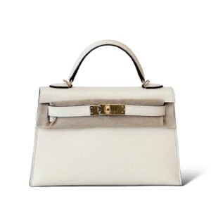 Hermes Kelly Mini Nata GHW