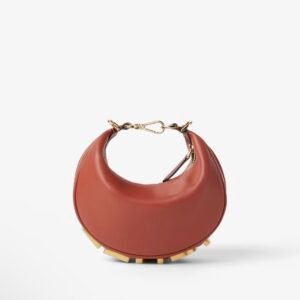 Fendigraphy Mini
Sienna brown leather mini-bag