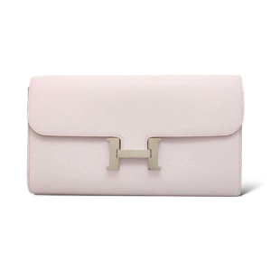 Hermès Constance To Go Wallet Mauve Pale Evercolor PHW